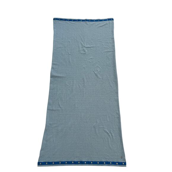 Lululemon Blue Striped Vinyasa Button Scarf Wrap One Size - Picture 5 of 16